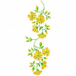Flowers And Tree Embroidery Design 11 Flowers And Tree Embroidery Design 11